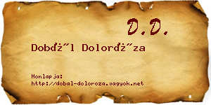 Dobál Doloróza névjegykártya